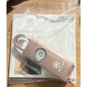 GAIAM Safety Alarm Personal‎ Security Device with LED Light Keychain